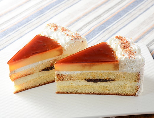 なめらかプリンのショートケーキ　2個入