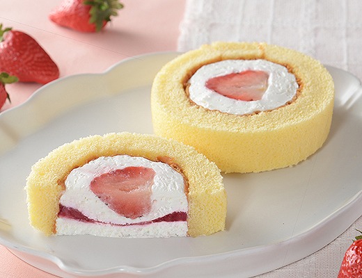 Uchi Café×ICHIBIKO　いちごのロールケーキ