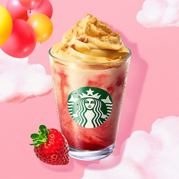 ストロベリー シュークリーム フラペチーノ