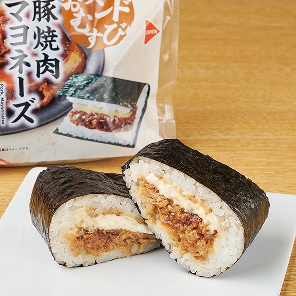 サンドおむすび　豚焼肉マヨネーズ