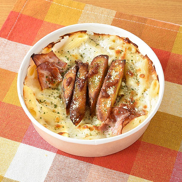 さつまいもとベーコンのクリームグラタン