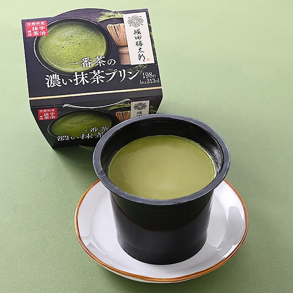 一番茶の濃い抹茶プリン