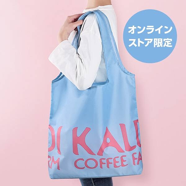 オンラインストア限定　エコバッグ　シアーブルー