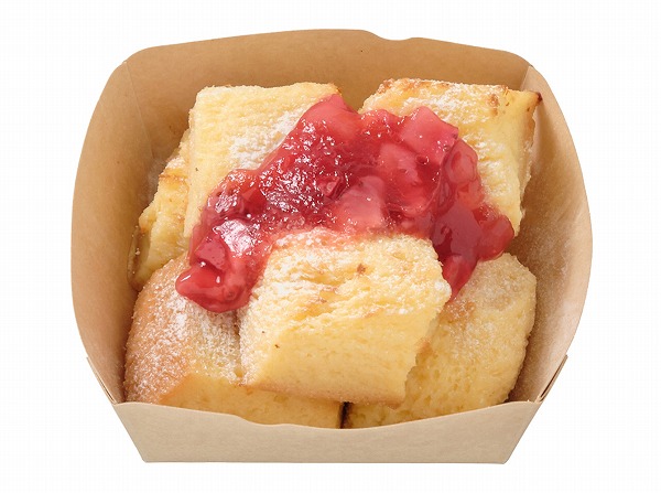 しみふわ食感　フレンチトースト　いちごソース