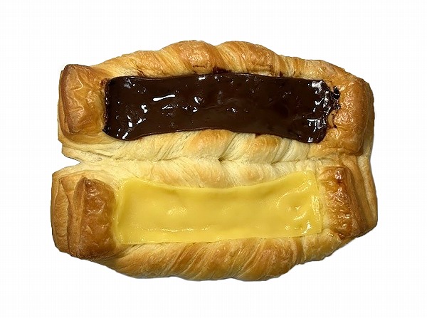７Ｐダブルデニッシュ　チョコ＆カスタード