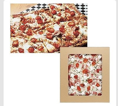 四角ピザ　パンチェッタ＆モッツァレラ