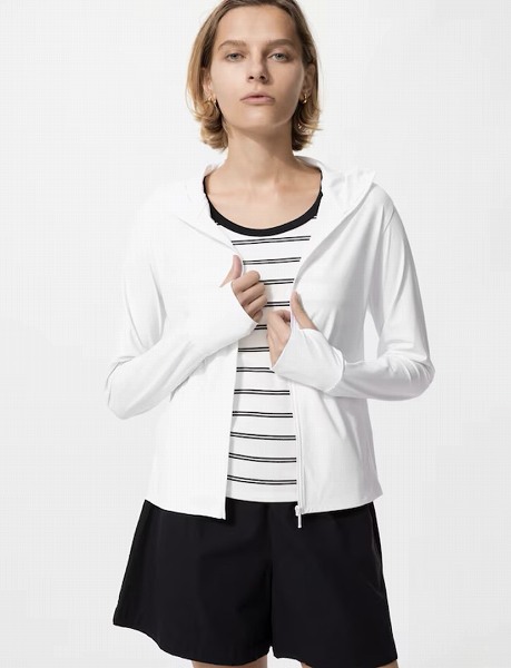 ウルトラストレッチエアリズムUVカットフルジップパーカ