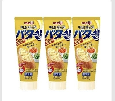 明治乳業 チューブでバター 150g×3本