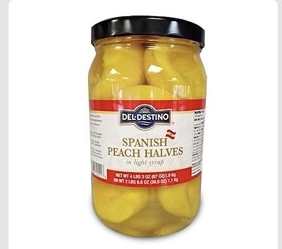 DEL DESTINO ハーフピーチシロップ漬け 1.1kg