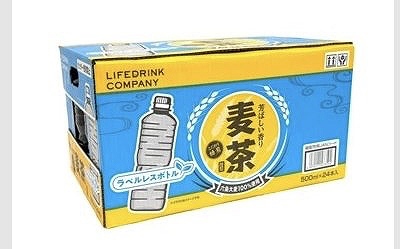 LIFE DRINK COMPANY 麦茶 500ml×24本 ラベルレス