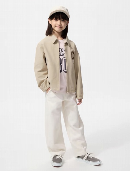 GIRLS ドライスウェットカーブパンツ