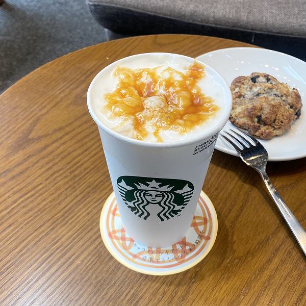 アイスのキャラメルマキアート