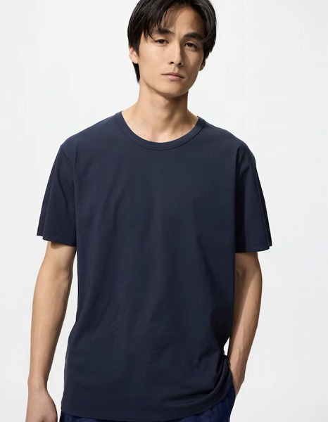 エアリズムコットンクルーネックT