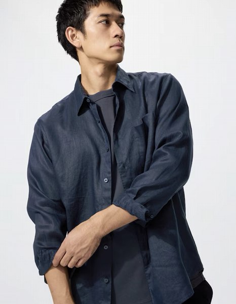 プレミアムリネンシャツ