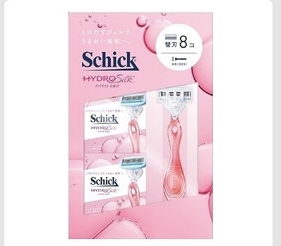 Schick　ハイドロ　シルク　女性用　本体刃1個付＋替刃8個