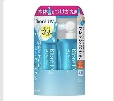 ビオレUV　アクアリッチ　日やけ止め　SPF50＋PA＋＋＋＋エッセンスタイプ 120g×2個