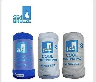 SEABREEZE　接触冷感敷きパッドシーツ　シングル　100cm×205cm