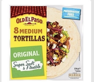 OLD EL PASO フラワートルティーヤ　8枚×2袋