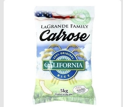 LAGRANDE FAMILY カリフォルニア産　カルローズ米無洗米　5kg