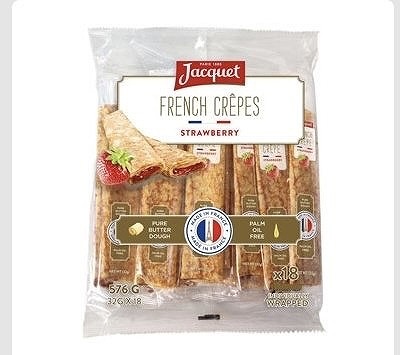 Jacquet　ストロベリークレープ　32g×18個