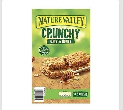 ジェネラルミルズ ネイチャーバレー オーツ＆ハニー グラノーラバー42g×40枚