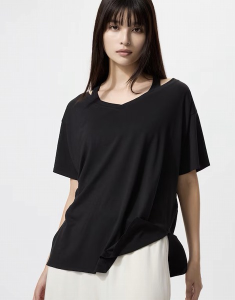 エアリズムリラックスVネックT/2way