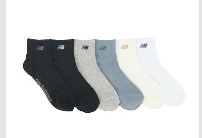 NewBalance　ユニセックスウォーターソックス　6足組　サイズ23-25/25-27cm