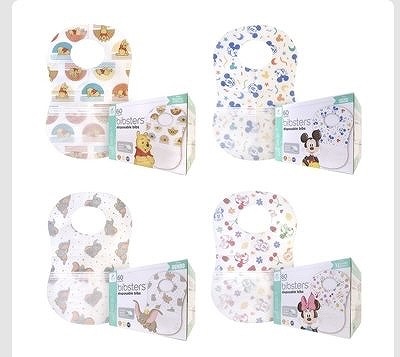 SASSY BABY 使い捨てエプロン　Disney柄　60枚入