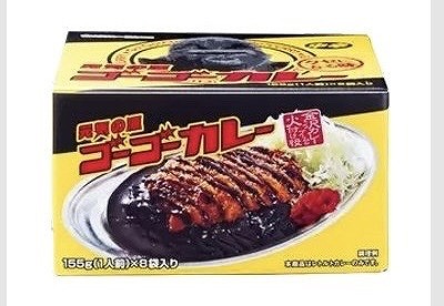 ゴーゴーカレー　中辛レトルト　155ｇ×8パック