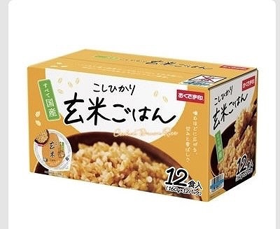 こしひかり　玄米ごはん　160g×12食