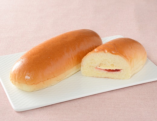 バター香るコッペ　苺ジャム＆マーガリン