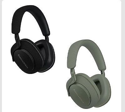 Bowers&Wilkins ワイヤレスヘッドホン Px7S2e ブラック/グリーン