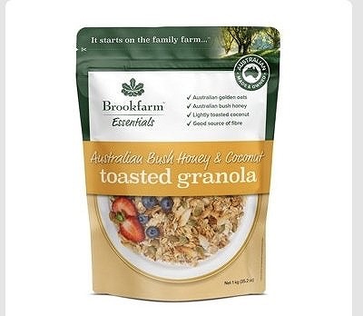 Brookfarm ブッシュハニー&ココナッツ グラノーラ 1kg