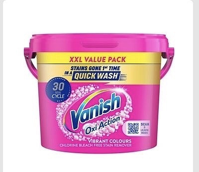 Vanish 衣料用漂白剤・シミ抜きパウダー 色落ち防止・消臭 2.4kg