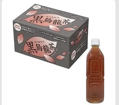 LIFE DRINK COMPANY 黒烏龍茶 ラベルレス 500ml×24本