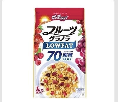 Kellogg`sフルーツグラノラ ローファット 1kg