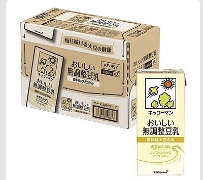 キッコーマン 無調整豆乳 1,000ml×6本