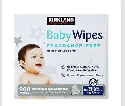 KIRKLAND SIGNATURE 大判厚手 おしりふき 900枚入(100枚×9個)