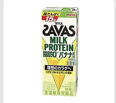 SAVAS ミルクプロテイン バナナ風味 200ml×24本