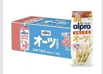 アルプロ オーツミルク 砂糖不使用 250ml✕18本