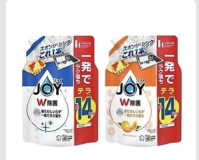 JOY W除菌/W除菌オレンジ 詰替え 1,810ml 手洗い用食器洗剤
