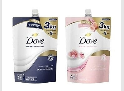 Dove ボディウォッシュ プレミアム/ピーチ&スイートピー 3kg