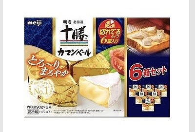 明治　北海道十勝カマンベール　切れてるタイプ　6ピース（90g）×6箱