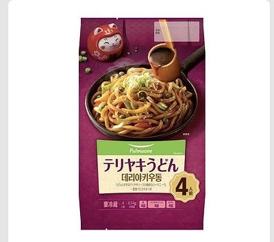 Pulmuone　テリヤキうどん　834g（4食入）