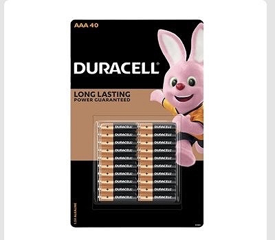 DURACELL　単4アルカリ乾電池　40本パック