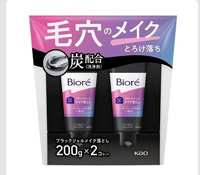 ビオレ おうちdeエステ メイク落とし ブラックジェル 200g×2個