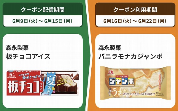 森永製菓板チョコアイス