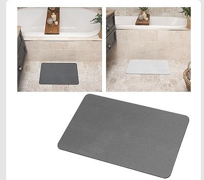 ADDIS　珪藻土バスマット　60cm×39cm×0.9cm