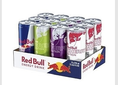 レッドブル　バラエティパック　スプリング・チェリー・グリーン・パープル・エナジー　250ml×12本