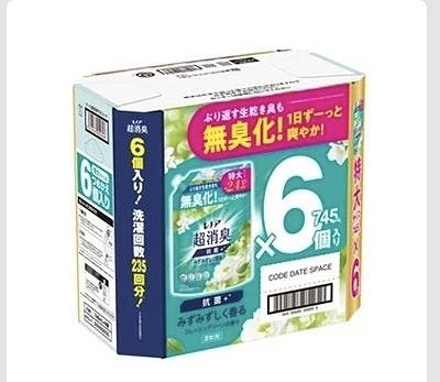 レノア　超消臭　フレッシュグリーン　745ml×6袋入　361回分